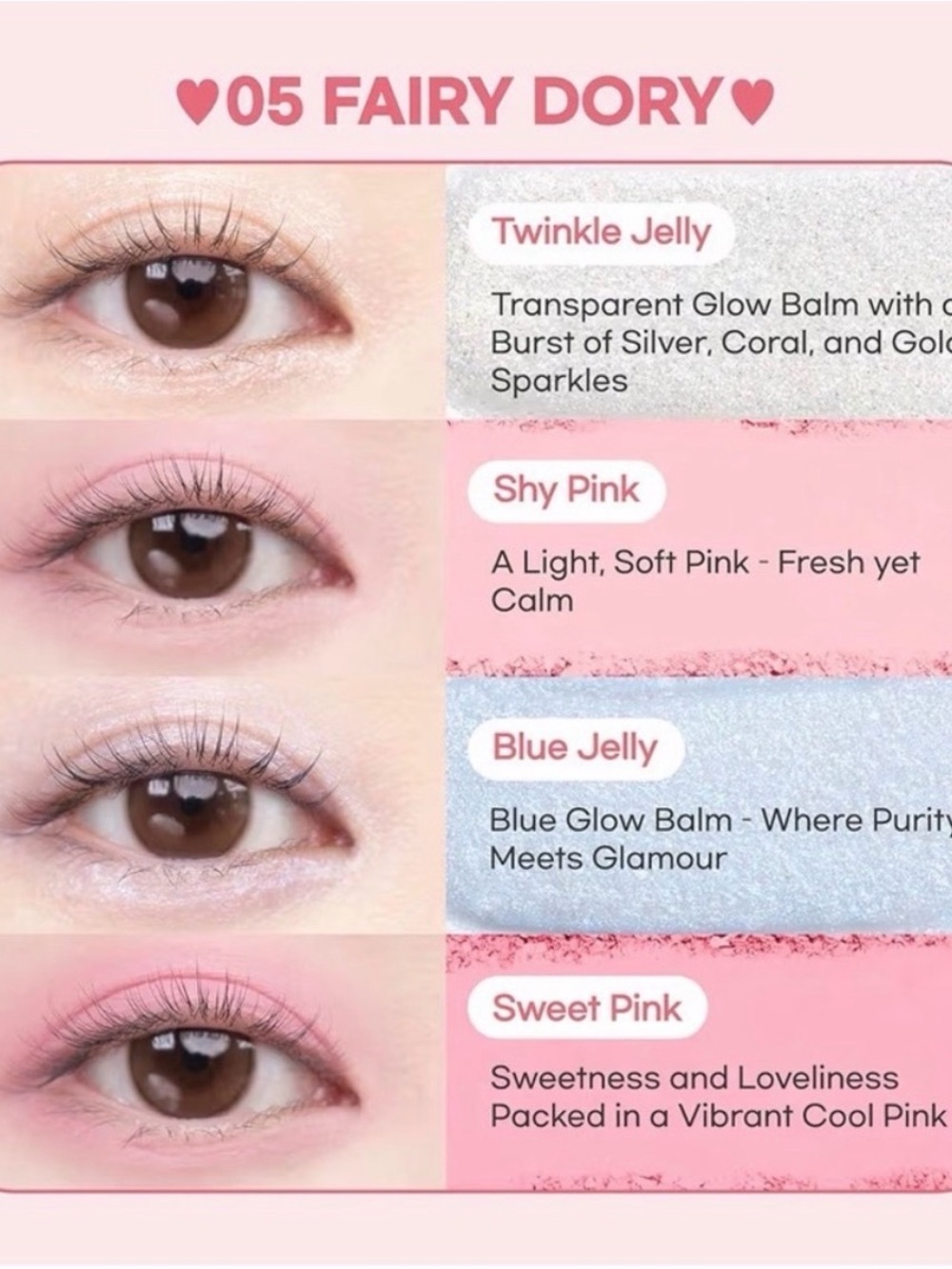 Colorgram Tintin Dory Eye Palette Jelly Thru K-Beauty Eyeshadow NIB NWT - Picture 4 of 9